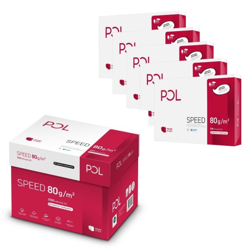 Papier do kopírky A4 80g Polspeed 500 listov Biely