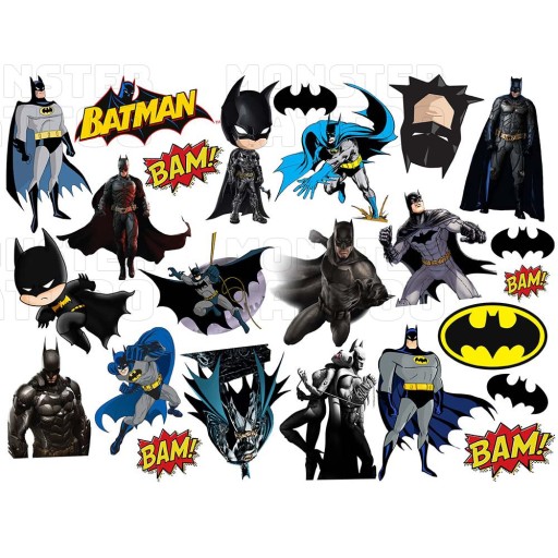 UMÝVAJÚCE DOČASNÉ TETOVANIE PRE DETI DETSKÝ BATMAN ORIGINÁLNE DIZAJNY