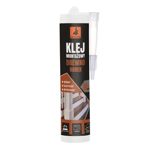 Montážne lepidlo Wood Cork 280 ml Dragon