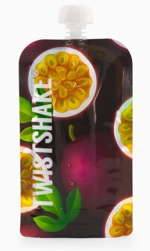 Twistshake Opakovane použiteľné vrecúško 100 ml mučenky
