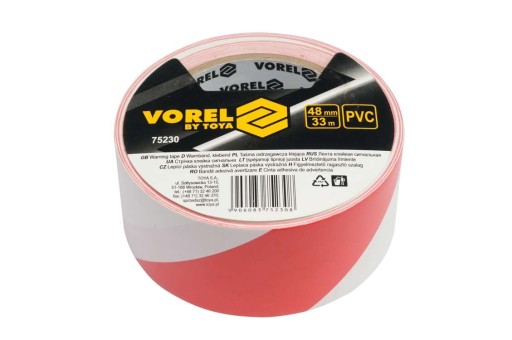 VÝSTRAŽNÁ LEPIACE PÁSKA 48mm x 33m VOREL