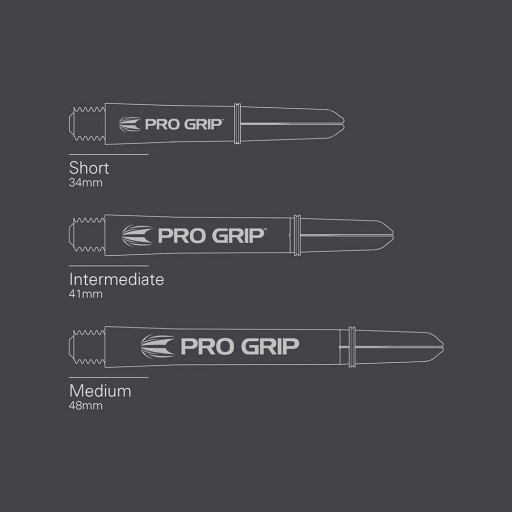 Target Darts Shaft Pro Grip Medium, 3 kusy, fialová