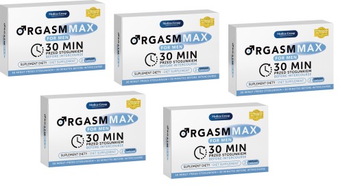 OrgasmMax pre mužov - 2 kapsuly