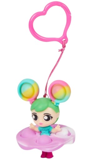 Kľúčenka Fashion Fidgets Minis Prívesok na kľúče Pop it
