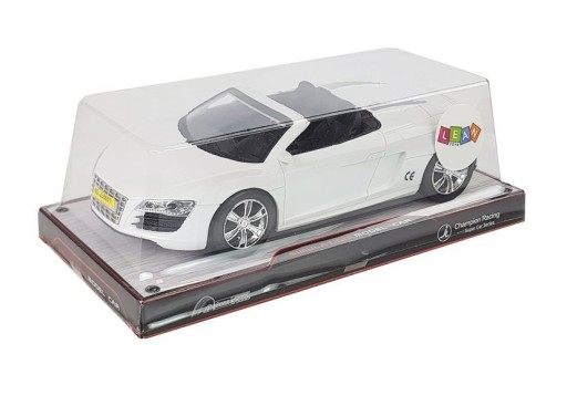 Autíčko s napínaním Cabriolet White 1:18