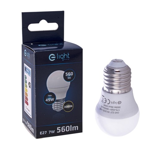 7W LED ŽIAROVKA; E27; 3000K ECO-LIGHT EKZA1465