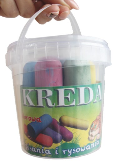 Farebná chodníková krieda JUMBO 7 kusov Mar-Bor