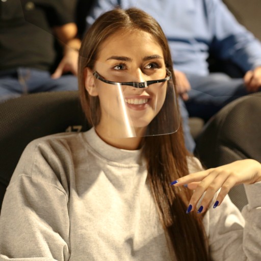 Mini ochranný štít na nos a ústa, maska