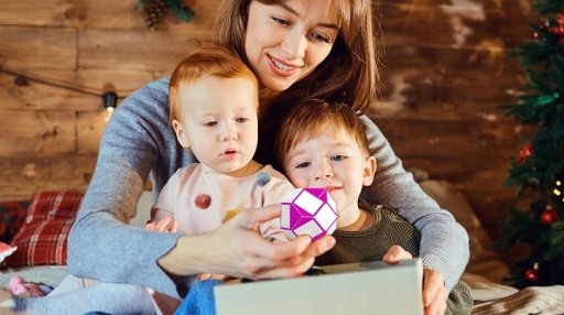Náučná kocka puzzle VEĽKÁ hračka MAGIC SNAKE logická hra 36 EL