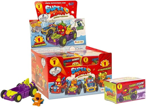 SUPER ZINGS SÉRIA 1 SÚPRAVA SUPERCAR VOZIDLA