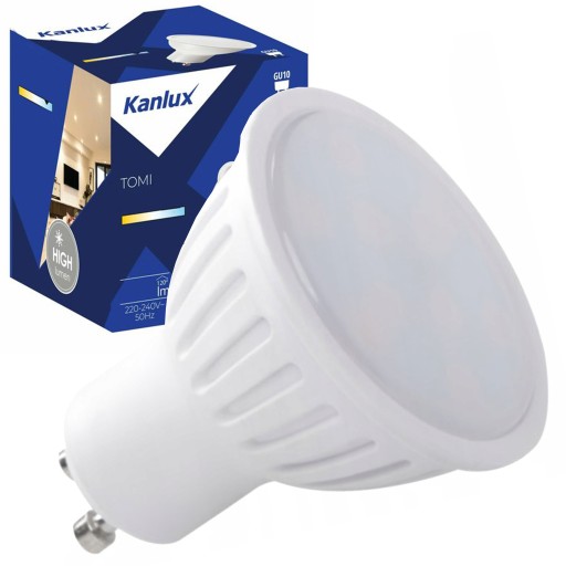 LED žiarovka svetelný zdroj TOMIv2 4,9W GU10-NW HALOGÉNOVÝ REFLEKTOR 400lm