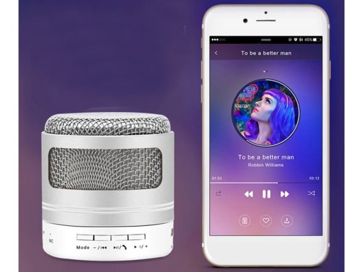 BLUETOOTH MINI REPRODUKTOR BEZDRÔTOVÉ RÁDIO MP3 FM PRENOSNÉ USB microSD