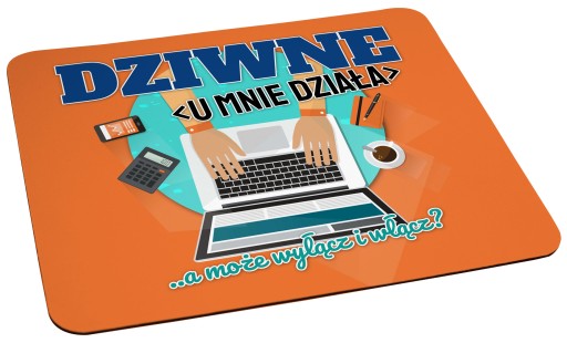Podložka pod myš vtipný darček IT špecialista Funguje mi to zvláštne...