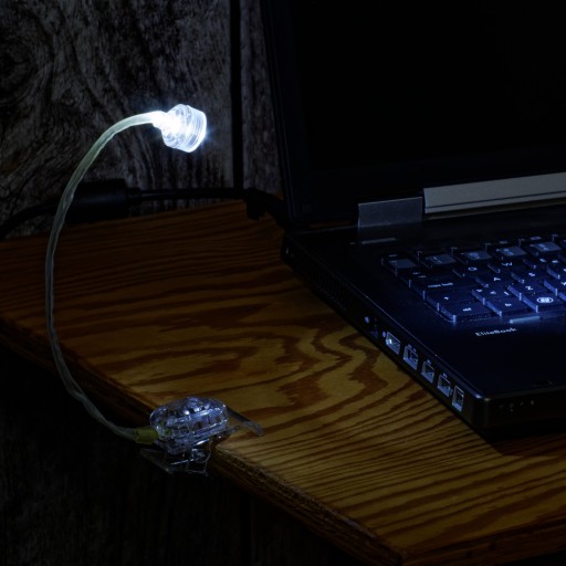 FLEXIBILNÁ LED LAMPA S KLIPOM NA ČÍTANIE KNIHY