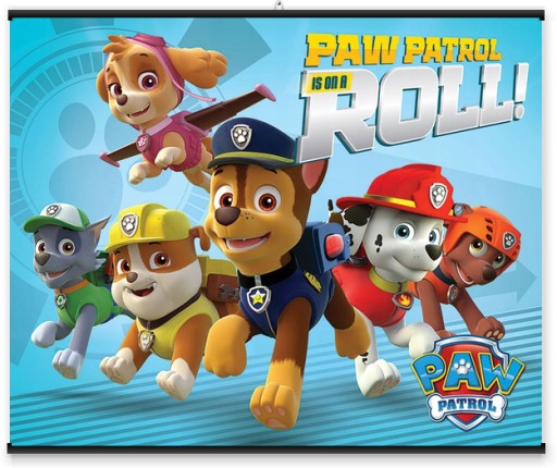 Plagát Paw Patrol Paw On a Roll 50x40 cm