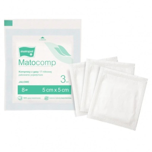 GAASUS KOMPRESY STERILNÉ GAGS 5x5cm TZMO 3 ks.