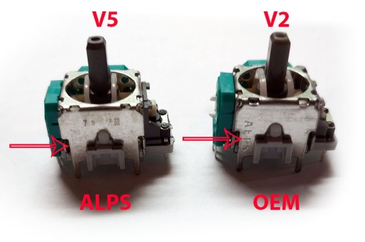Originálny analóg V5 3D ALPS Xbox One X1 1537 1697