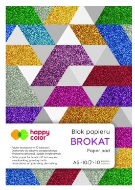 Happy Color trblietavý blok A5 150g 10k mix