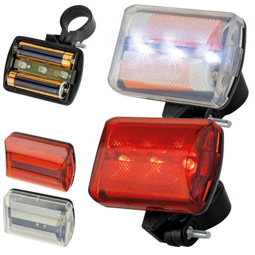 BIKE LAMP led osvetlenie na bicykel sada bicyklových svetiel