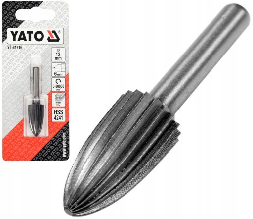 YATO FRÉZA PILNÍK KOVOVÝ 13mm KUŽEĽ