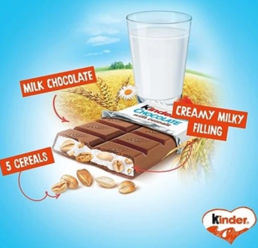 Ferrero Kinder Country tyčinka 23,5g čokoláda s ryžou detská čokoláda 2 ks