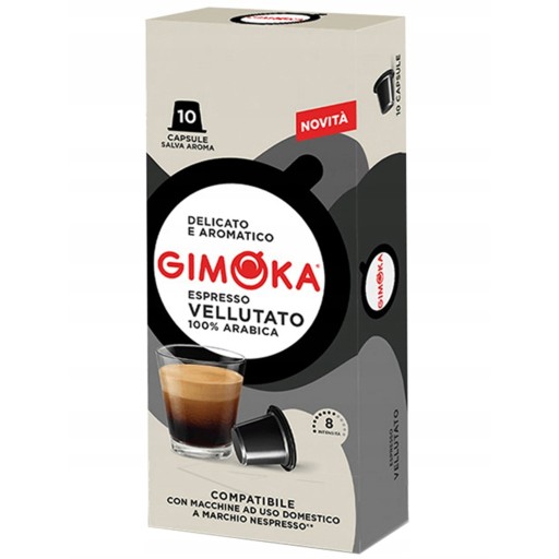 Kapsule Gimoka Espresso Vellutato 10 ks.