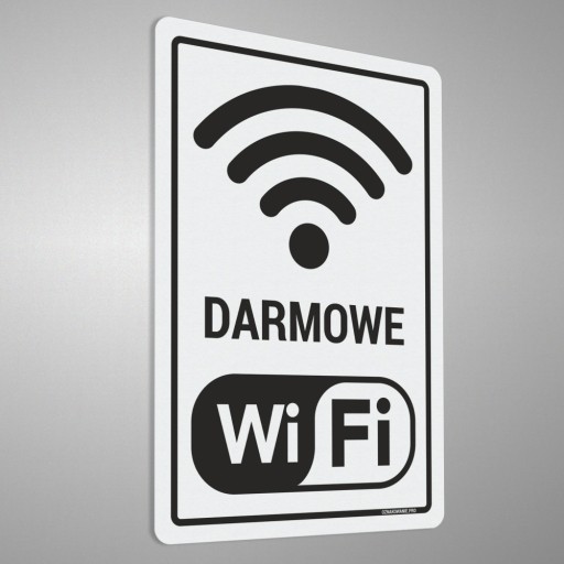 Nálepka: Bezplatné Wi-Fi 10x15