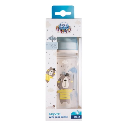 CANPOL Široká antikoliková fľaša 240 ml EasyStart