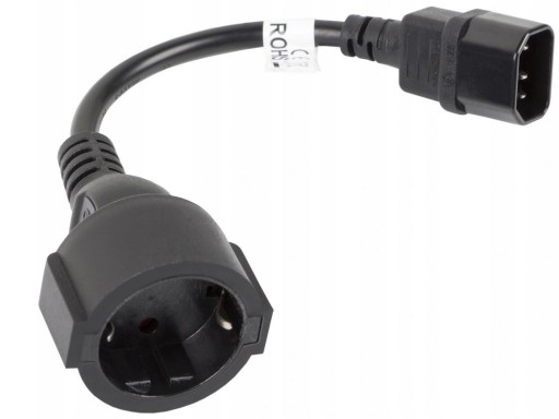 ADAPTÉR ADAPTÉR PRE UPS SCHUKO ZÁSUVKA POČÍTAČA 3x0,75 0,2m