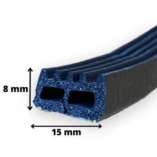 E SAMOLEPIACE TESNENIE DVERE OKENNÁ GUMA 15x8 mm