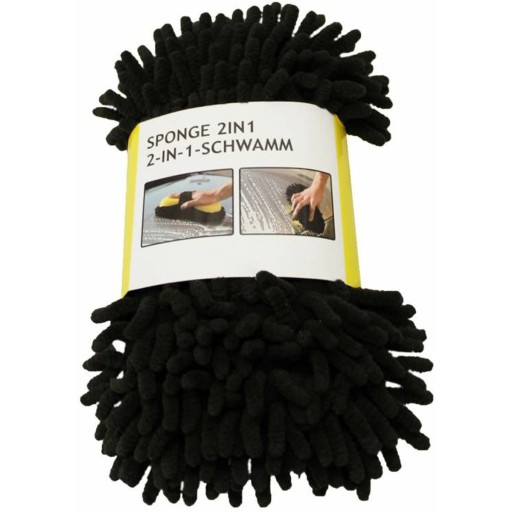 Dunlop 2-v-1 obojstranná špongia na umývanie auta vyrobená z mikrovlákna