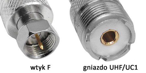 RF anténny adaptér F/wt-UHF/UC1/gn 50Ohm