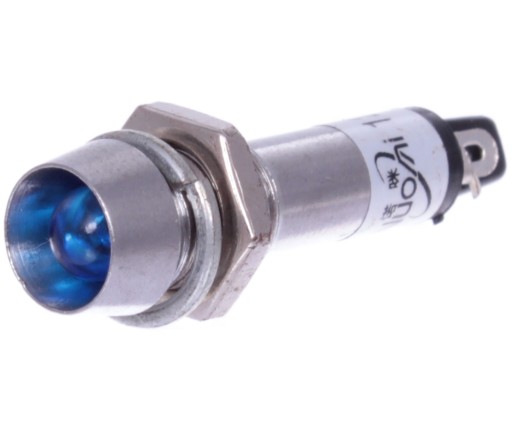 Indikátor hodín v kokpite Modrá LED 12V