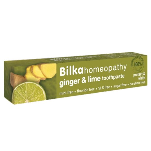 Homeopatická zubná pasta GINGER LIME ochranná a bieliaca 75ml Bilka