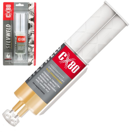 CX80 SILV WELD TRANSPARENTNÉ EPOXIDOVÉ LEPIDLO 24ML