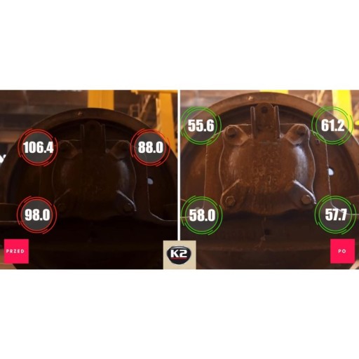 ODSTRAŇOVAČ HRDZE PENETRÁTOR K2 VULCAN 250ML SPREJ