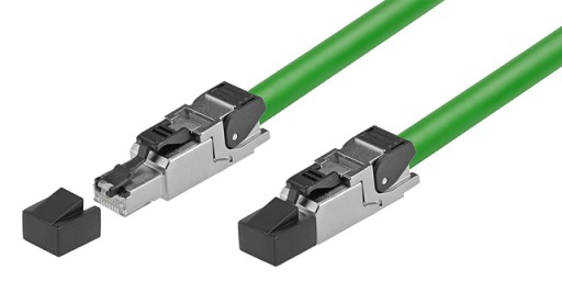 Prachovka na zástrčku RJ45/8P8C, čierna, 10 ks
