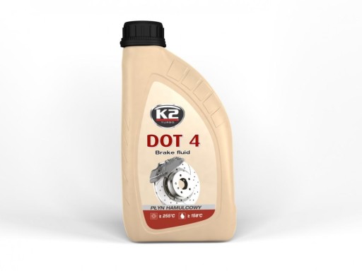 K2 DOT-4 Brzdová kvapalina triedy DOT4 1L T108