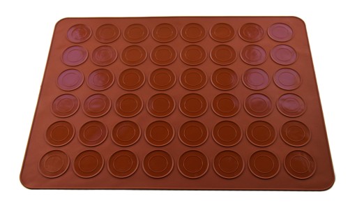 Silikónová podložka na makrónky 38 x 28 cm, 48 ks