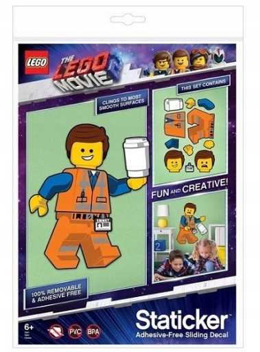 LEGO Movie 2 - Staticker Batman Pohyblivá stena alebo sklenené puzzle 52372