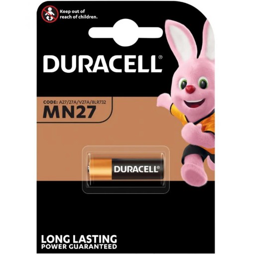 Duracell batéria 12V MN27 A27 8LR732 V27A 27A 1ks x4