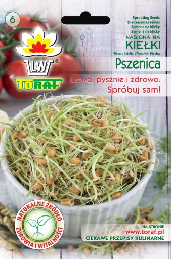 Semená pšenice na klíčky 50g TORAF