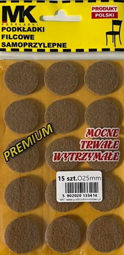 PREMIUM FI PLSTENÉ PODLOŽKY 25MM HNEDÉ