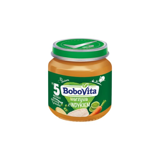BoboVita Večera Zelenina s morkou 125g