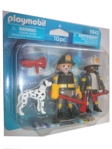 Playmobil 5942 Hasiči so psom Hasiči Limitovaná sada hasičov