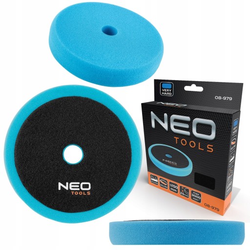NEO TOOLS LEŠTIACA PODLOŽKA 150 X 150 MM X 25 MM VEĽMI TVRDÁ HUBKA 08-979