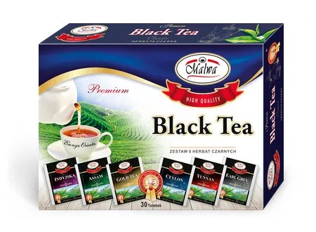 Malwa TEA SET Black Tea čierny čaj 30 ks