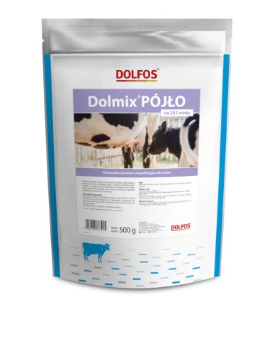Dolmix Pójło 500g Nápoj po otelení Obsahuje rýchlo vstrebateľnú energiu d