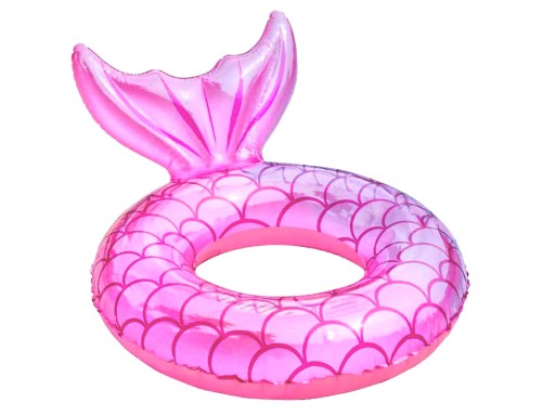 Nafukovací krúžok na plávanie pre dieťa Ring s plutvou 60cm SP0750