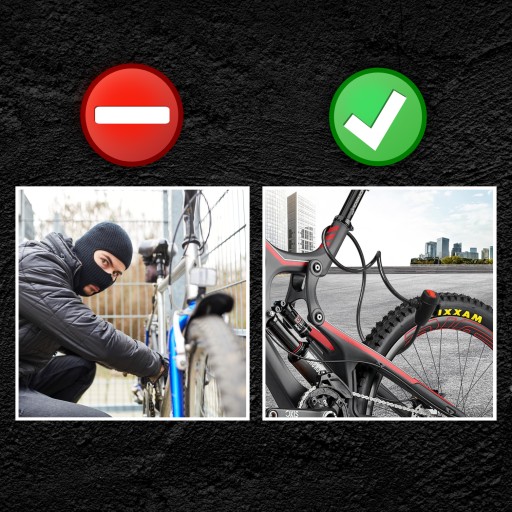 ZÁMOK NA BICYKEL ZÁMOK NA BICYKEL BEZPEČNOSTNÝ KÁBEL KĽÚČ